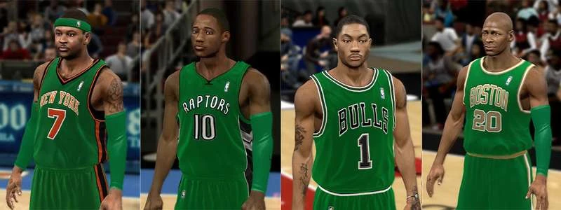 NBA 2K11 "ST PATRICK JERSESY"
