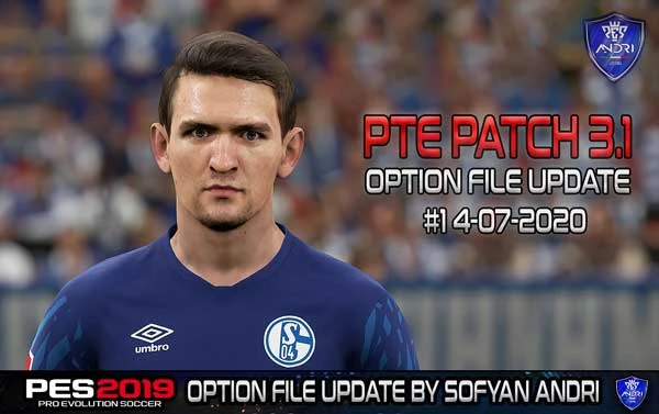 PES 2019 "Option File For PTE 3.1 #17.06.20"
