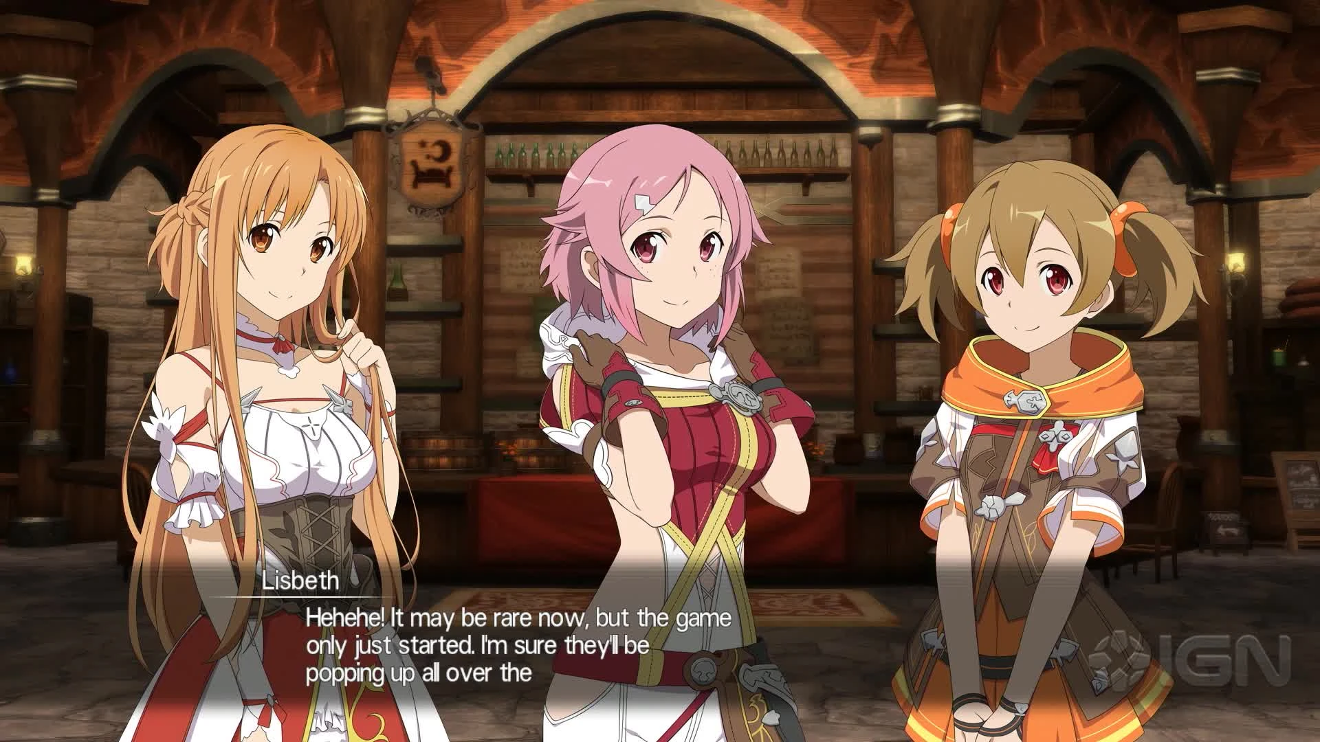 19 минут геймплея Sword Art Online Hollow Realization