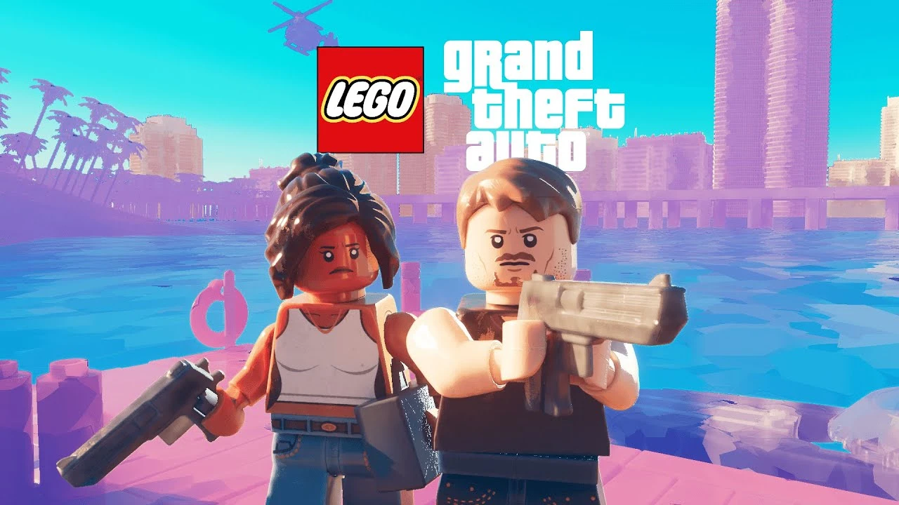 GTA 6 превратили в LEGO: Второй трейлер игры в кубическом безумии
