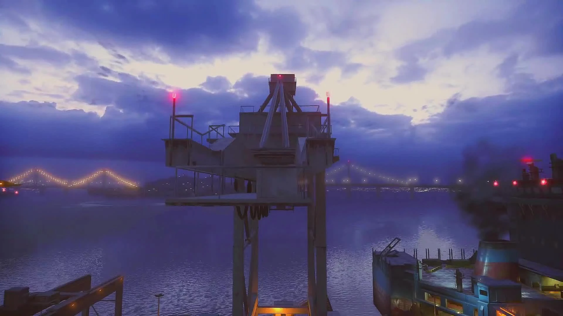 Геймплей карты "Доки" из DLC Robbery к Battlefield: Hardline