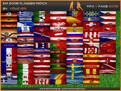 EURO 2008 "Flags Patch"