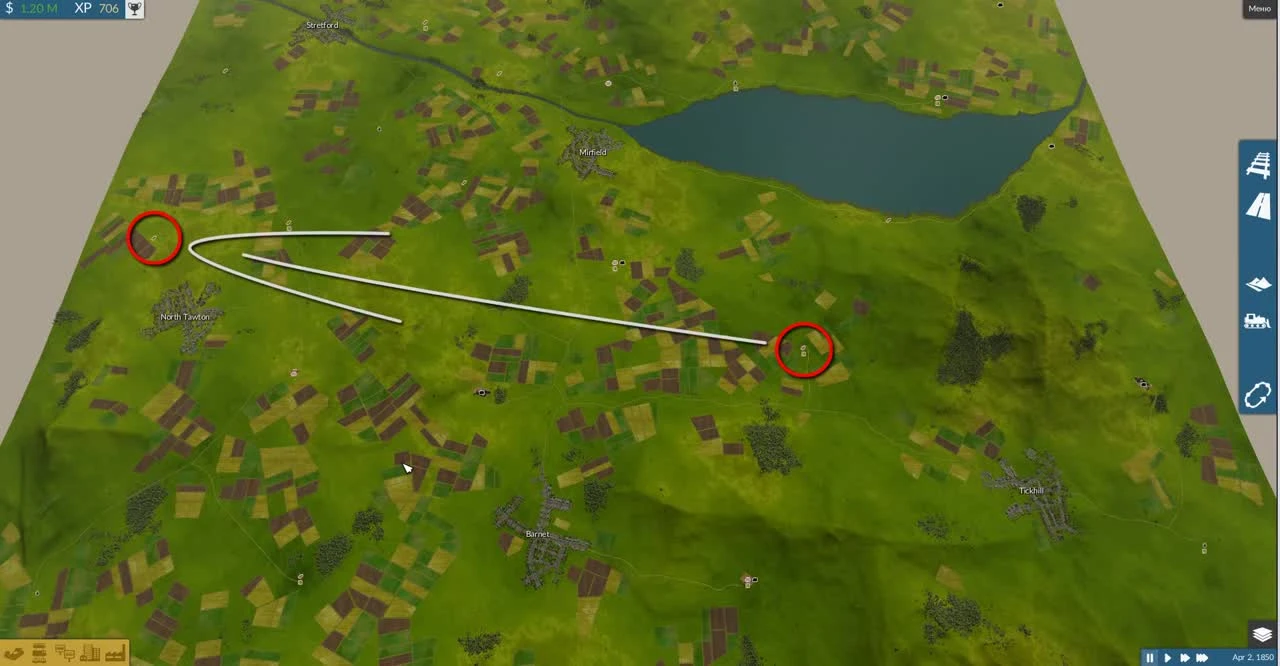 Гайд по Train Fever. Быстрый старт с помощью железной дороги