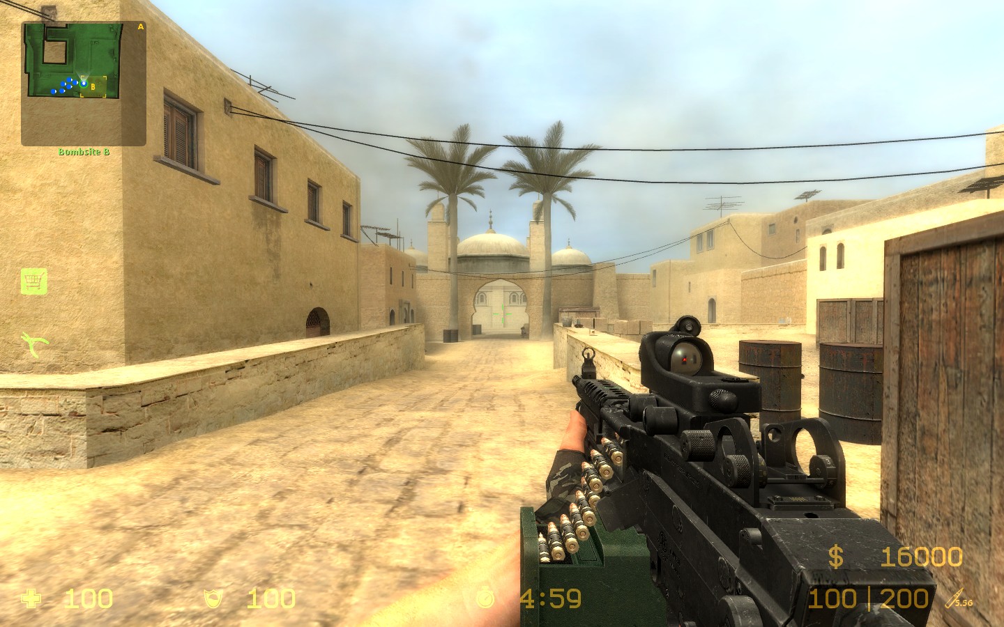 Counter-Strike: Source "Пулемет m249 taktical"