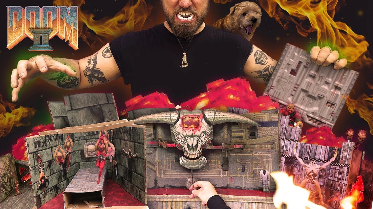 DOOM 2 успели перенести на картон