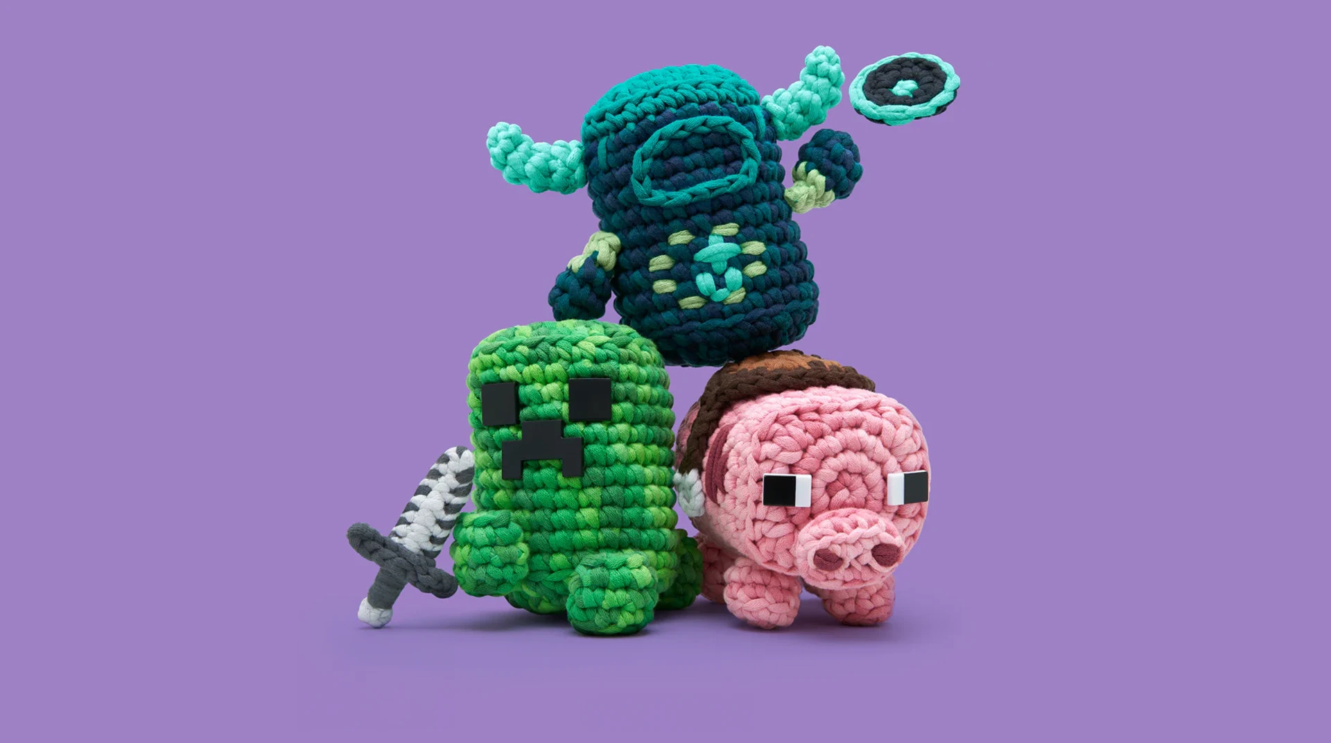От пикселей к пряже: Minecraft запускает линейку официальных наборов для вязания крючком