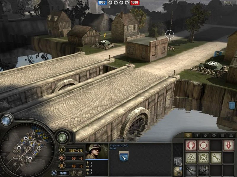 Company of Heroes: Opposing Fronts "Карта - Blue River Island"