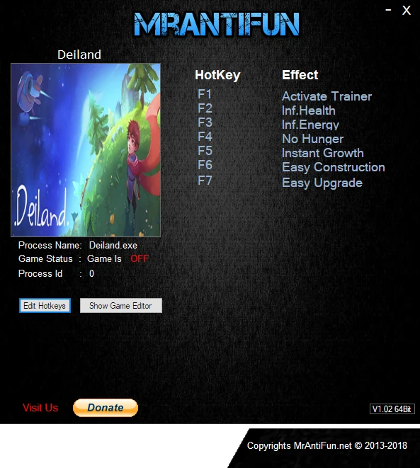 Deiland: Трейнер/Trainer (+6) [26.08.2018] {MrAntiFun}