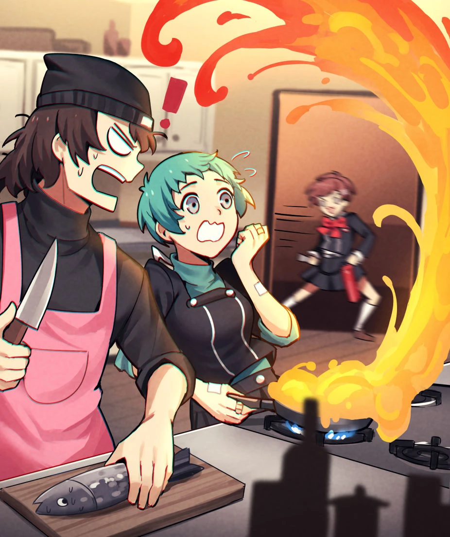 ФЕмСи не терпелось увидеть готовку Синдзиро