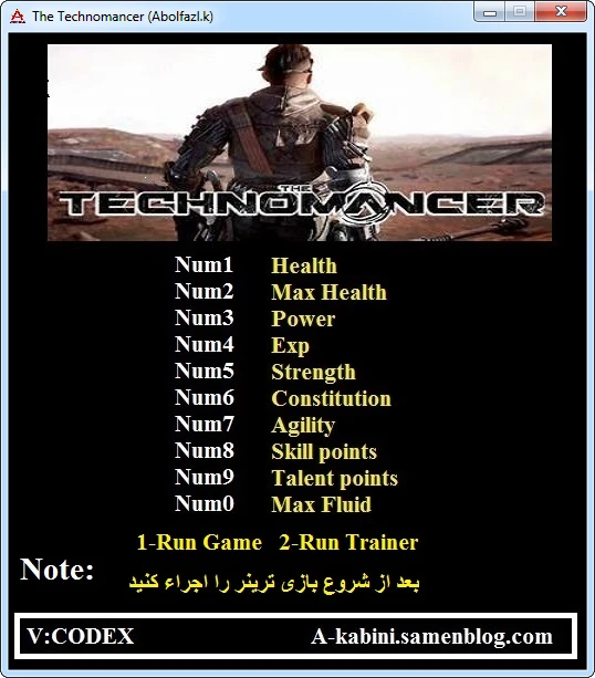 The Technomancer: Трейнер/Trainer (+10) [3636] {Abolfazl.k}