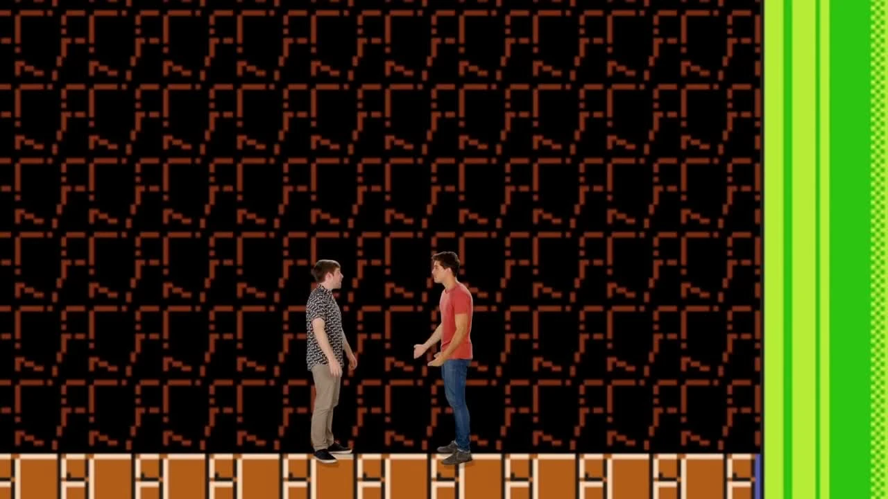 SMOSH попали в Super Mario Maker #1