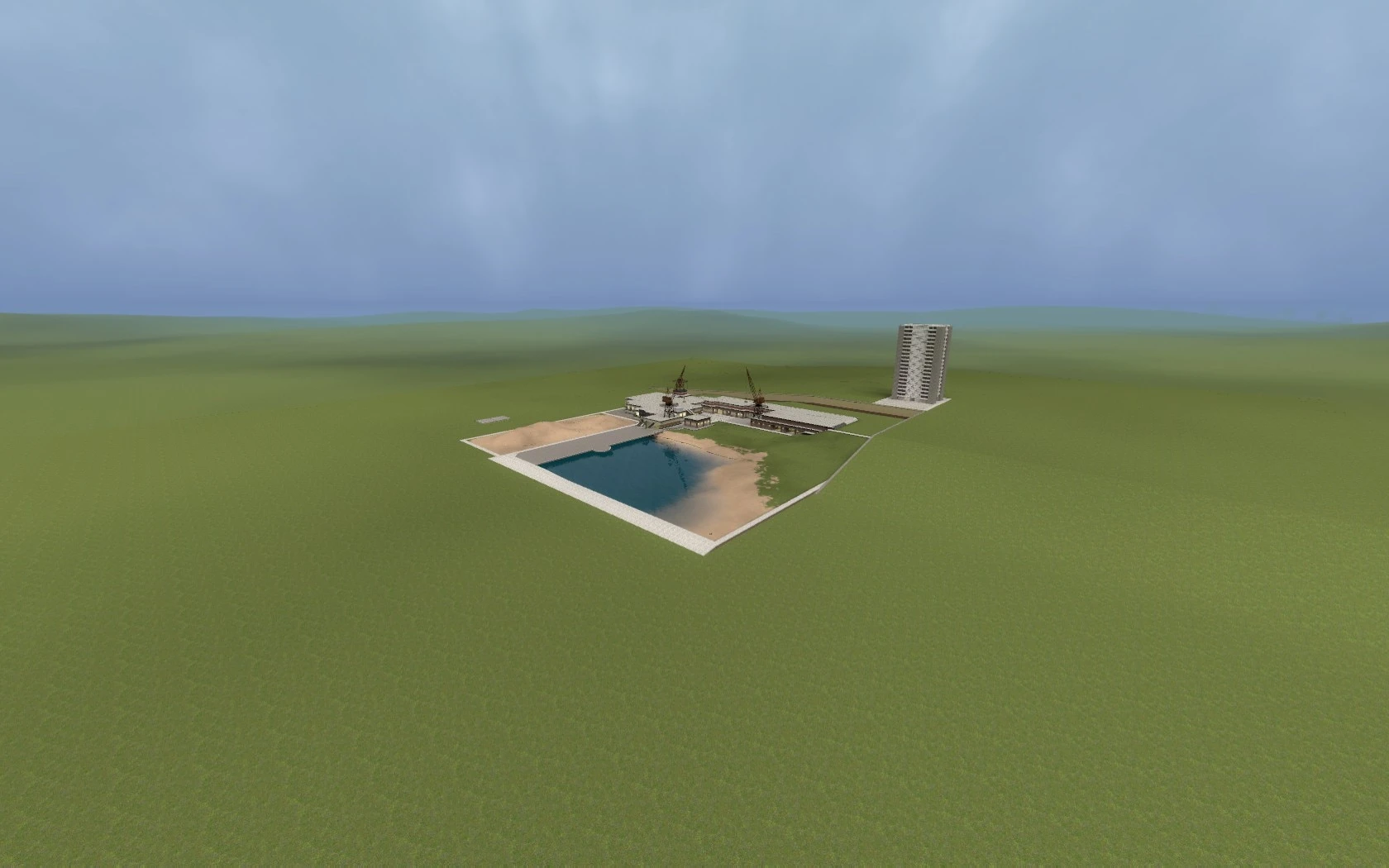 Garry's Mod "Карта Gm_2cranes"