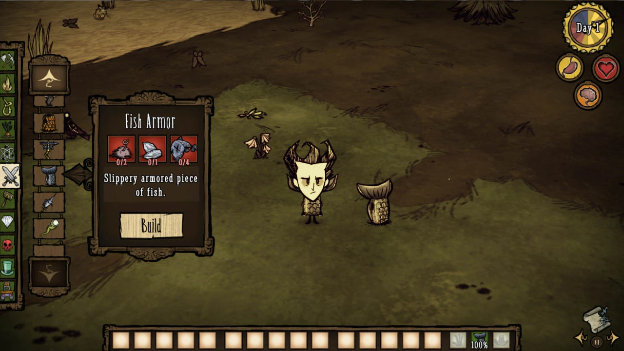 Don't Starve "Fish Armor 1.1 DS / RoG"