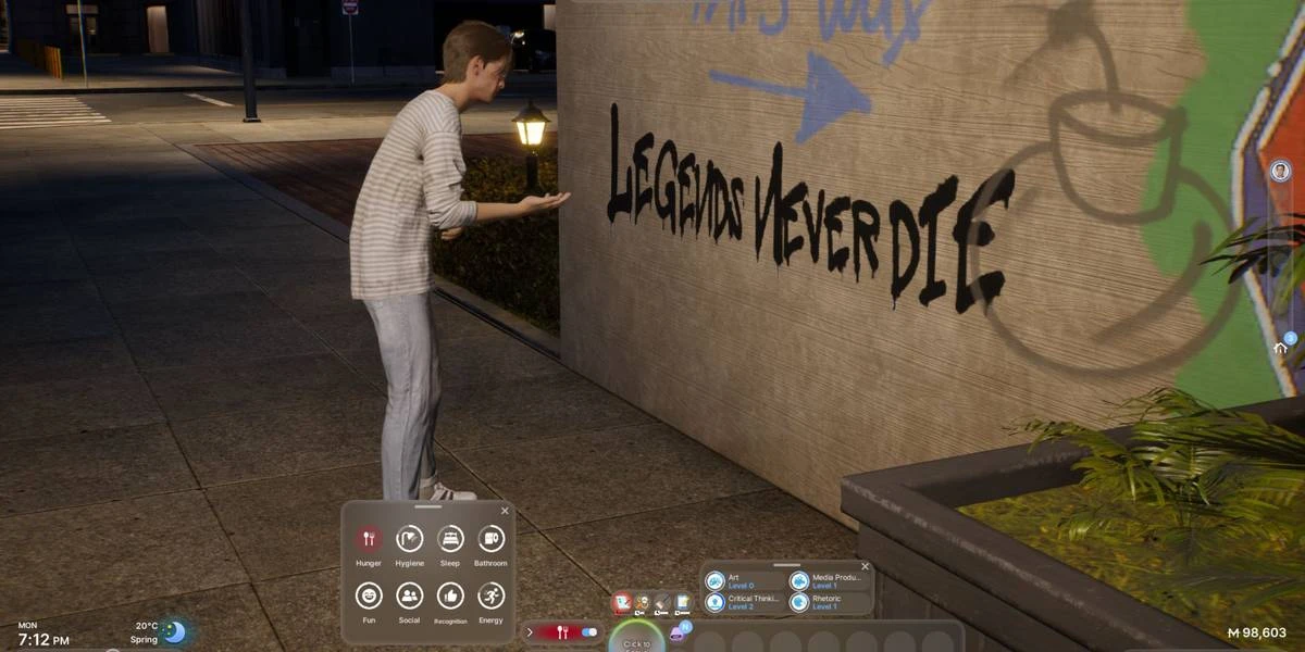 Где и как рисовать граффити в Inzoi