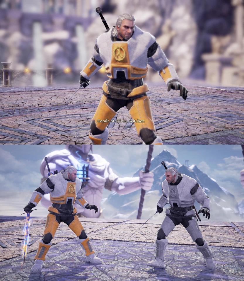 SoulCalibur 6 "SCVI Mod Geralt HEV suit Mark V"