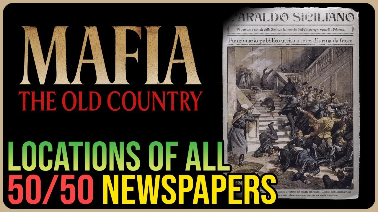 Где найти все газеты в Mafia: The Old Country