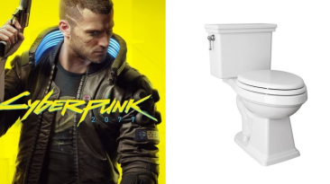 Реддитор сделал мокапы туалетов в стиле Cyberpunk 2077