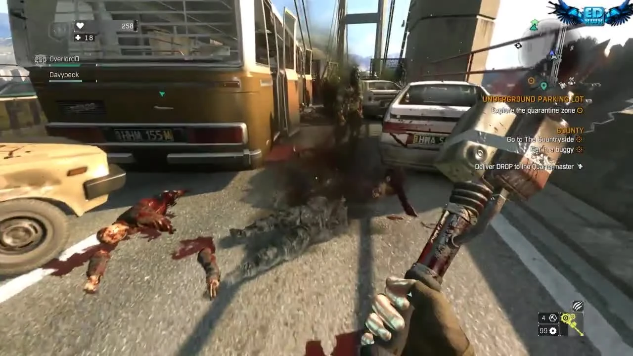 Dying Light (Совместное Прохождение Ночного режима с Элементами золотого оружия) # 3