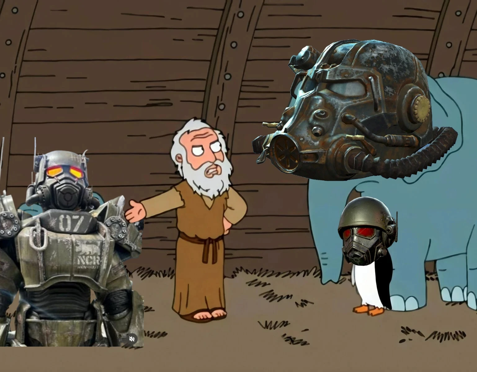 Силовая броня НКР во 2-ом сезоне сериала Fallout