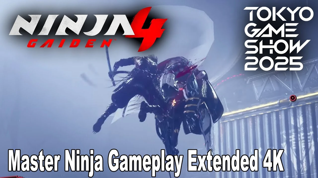 Более 3 минут геймплея Ninja Gaiden 4 за Якумо с TGS 2025