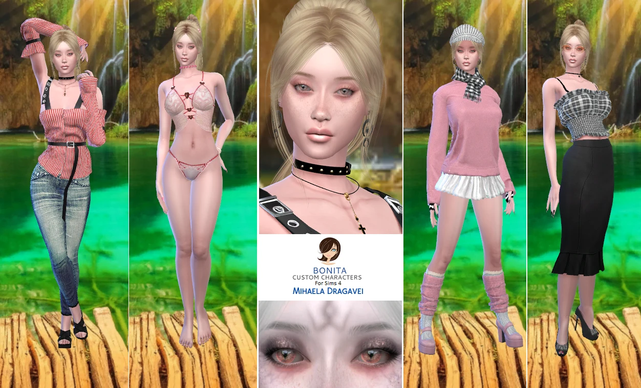 The Sims 4 "Персонаж - Михаэла Драгавей"