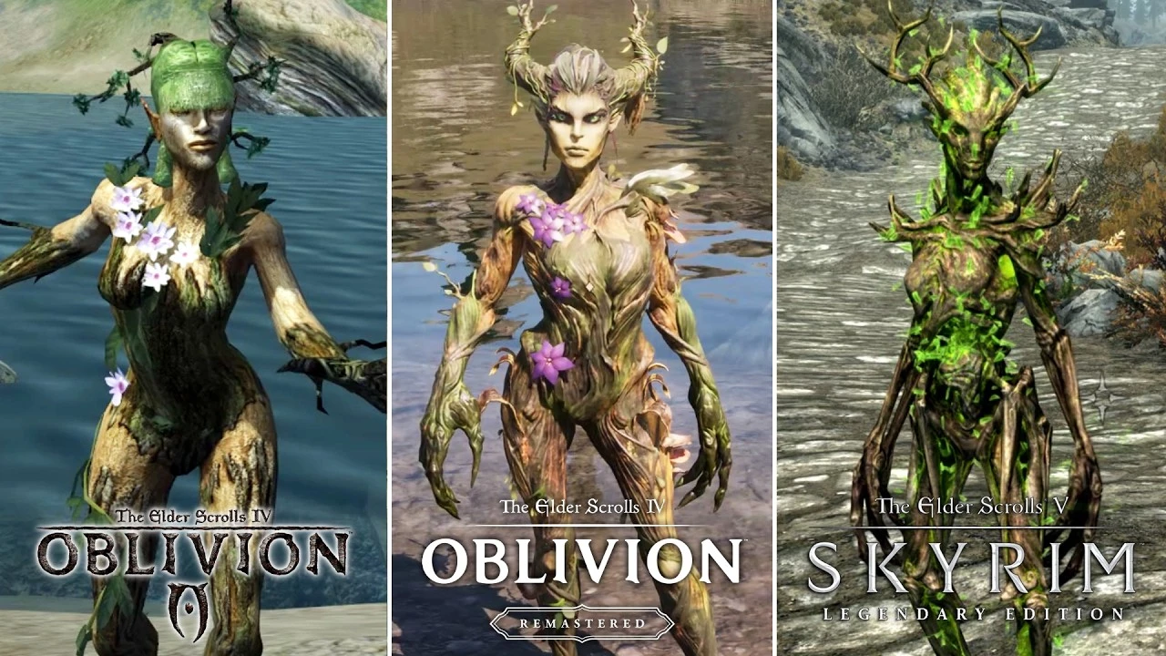 Oblivion на стероидах: сравнение монстров в ремастере, оригинале и Skyrim