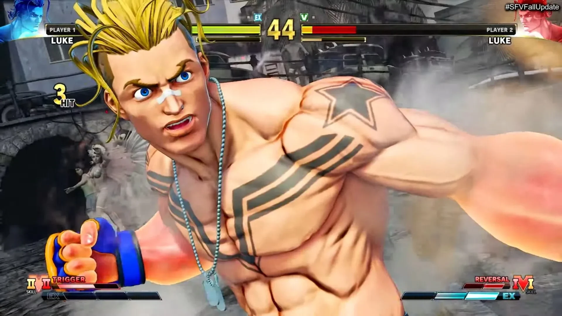 Геймплей и дата выхода последнего персонажа DLC Люка для Street Fighter V