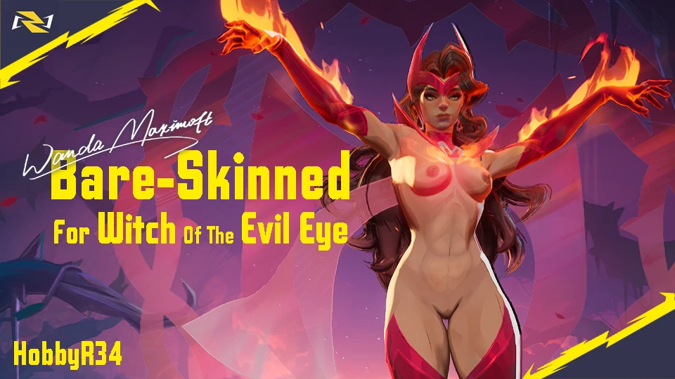 Marvel Rivals "Голая Алая ведьма"