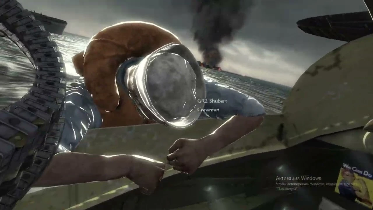 Call of Duty : World At War "Спасти всех выживших моряков в миссии Черные кошки"