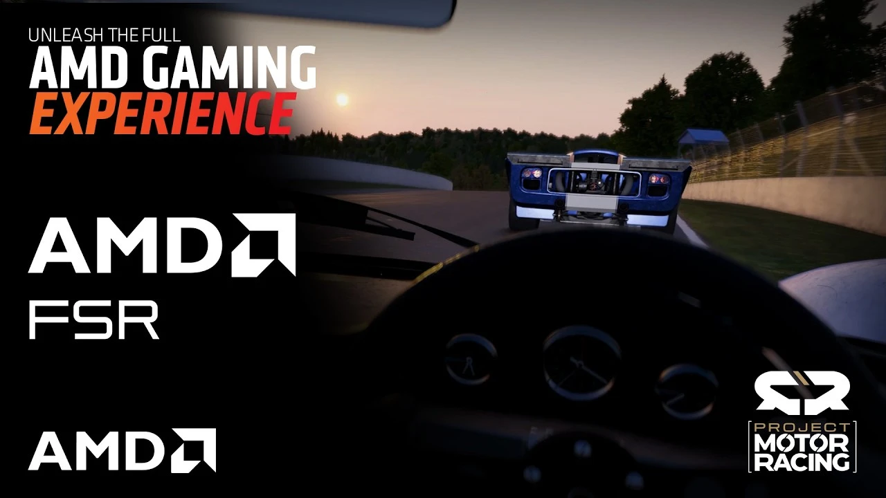 В Project Motor Racing технология AMD FSR 4 обеспечивает масштабирование с помощью машинного обучения
