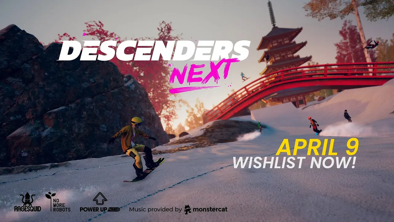 Задорный симулятор экстремального спорта Descenders Next получил дату выхода и демоверсию в Steam