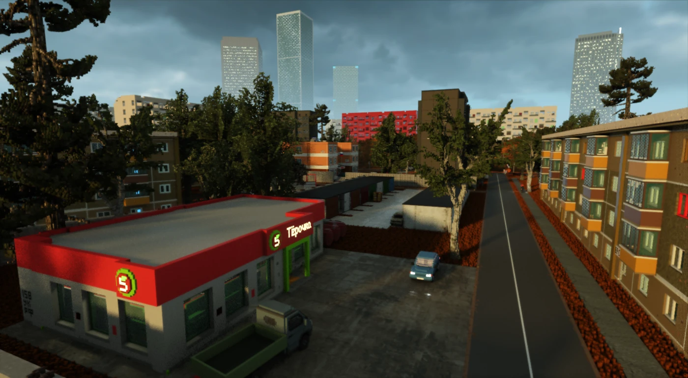 Teardown "Небольшой пост советский городок"