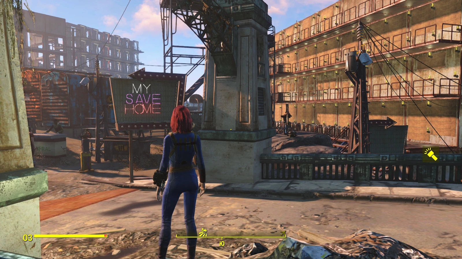 Fallout 4 "Сохранение - Мой дом в Нордхаген-Бич + Собраны все Голодиски и документы, много одежды,оружия и хлама"