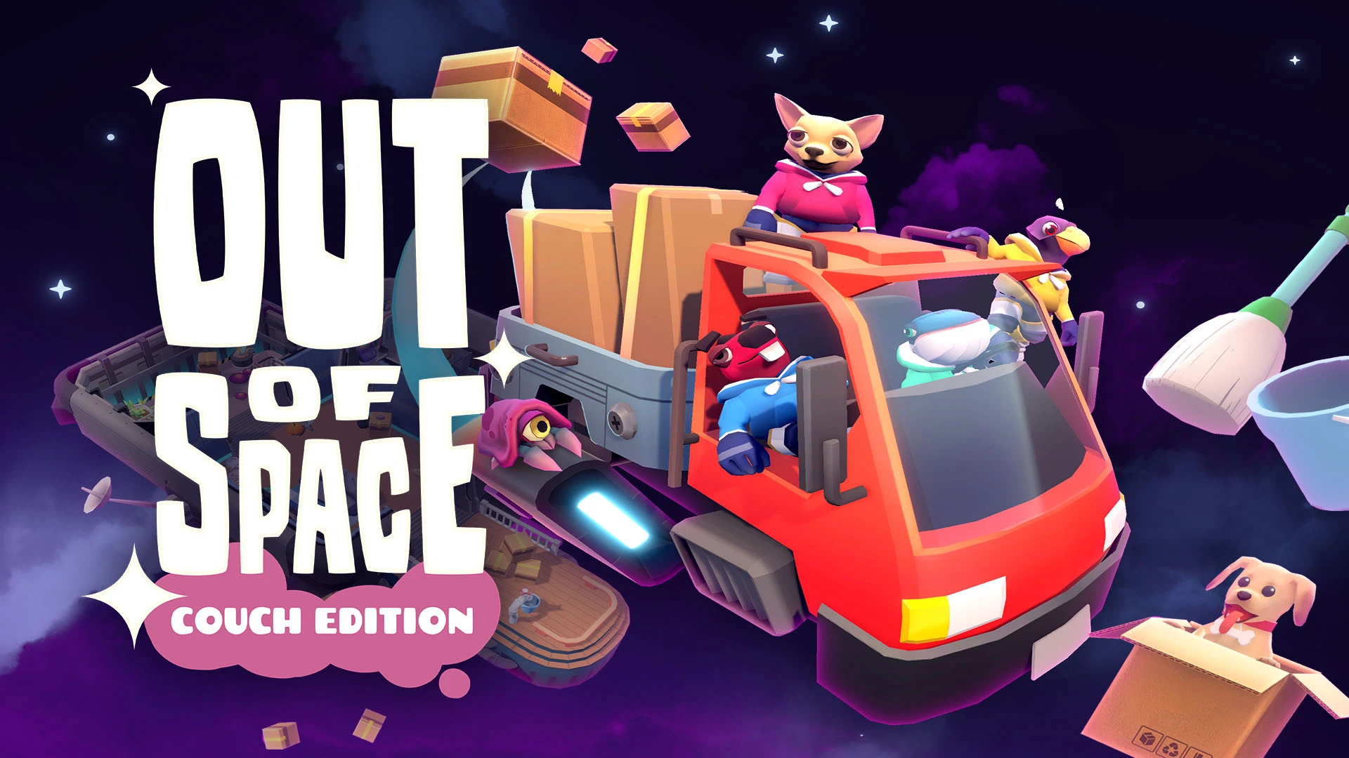 На PS4, Xbox One, Switch состоялся релиз Out of Space: Couch Edition