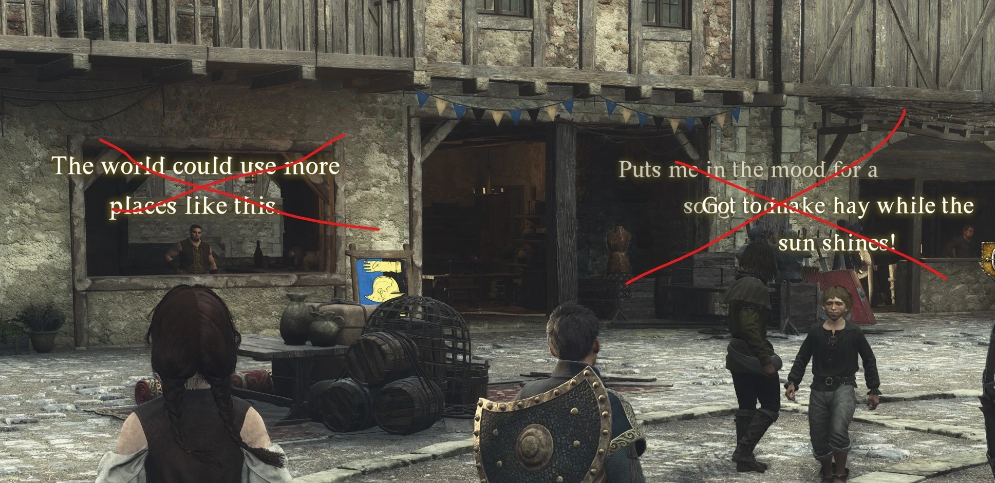 Dragon's Dogma 2 "Отключение субтитров над головами NPC"