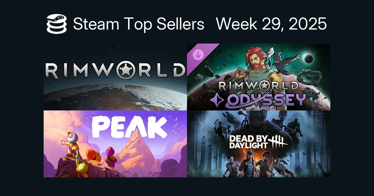 RimWorld возглавила чарт продаж Steam за прошлую неделю