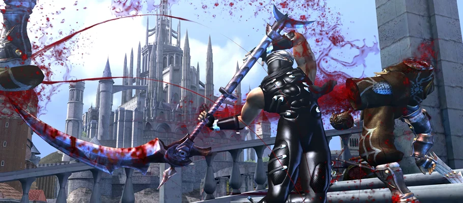 Графическое сравнение Ninja Gaiden II на Xbox One, Xbox One X и Xbox 360