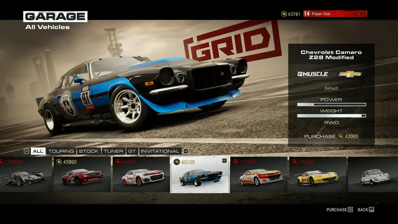 GRID (2019) - Все автомобиле