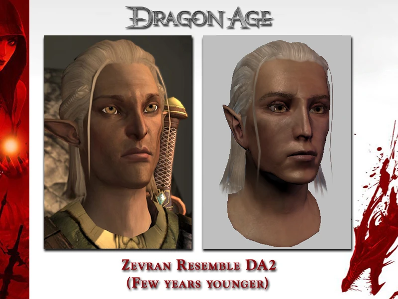 Dragon Age: Origins "Ретекстур Зеврана из 2 части"