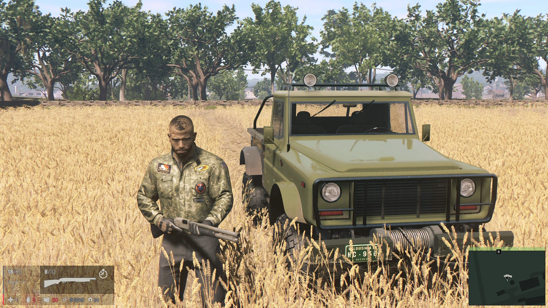 Mafia 3 "Бомбер "милитари" для Линкольна / Military skin for Lincoln racing jacket"