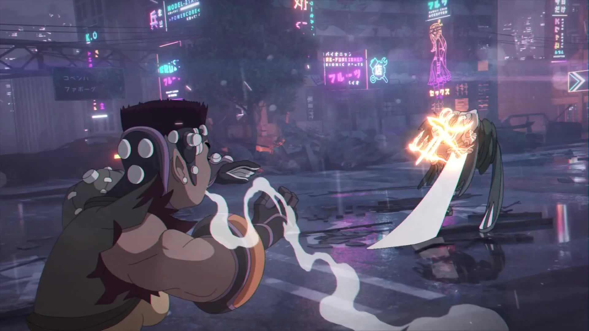 Трейлер неонового сайд-скроллера Black Future '88