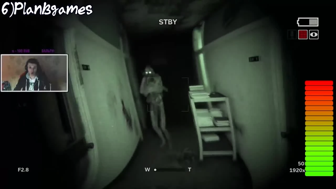 "Реакции Летсплейщиков" на Чудовище в Школе из Outlast 2