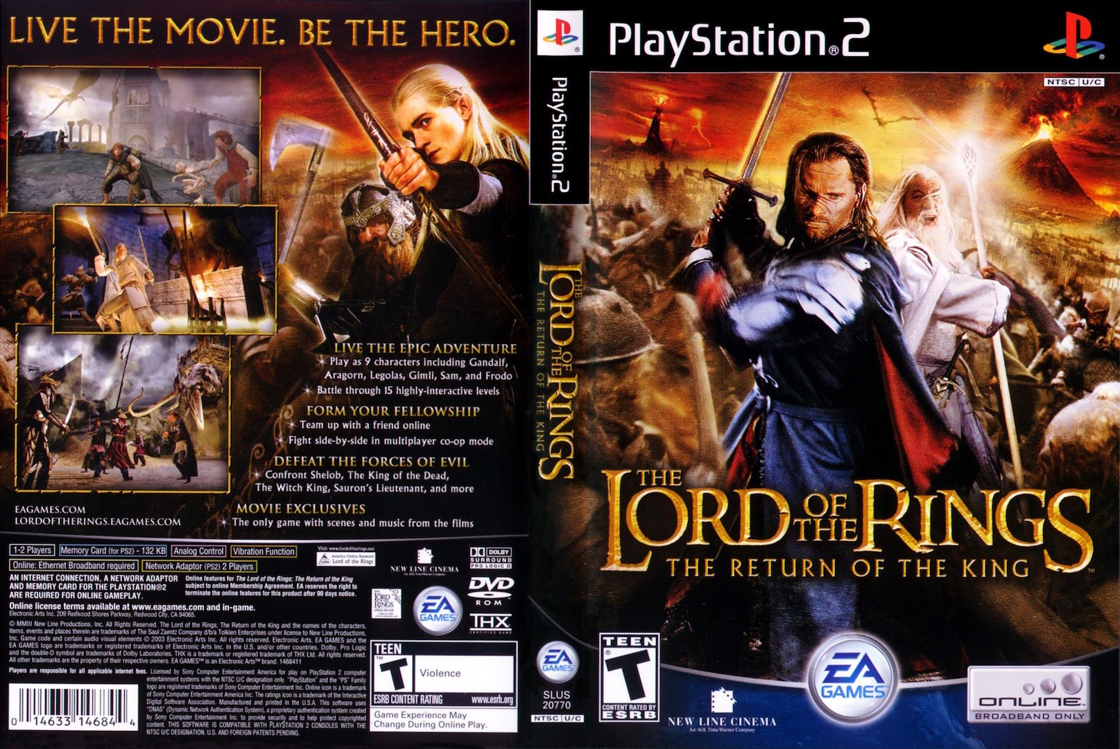 Прелесть от EA: The Lord of the Rings: The Return of the King