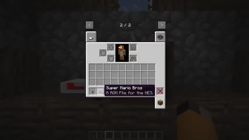 Консоль Nintendo в Minecraft