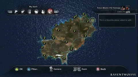 TDU 2 "Местоположение всех фото на острове Ибица"