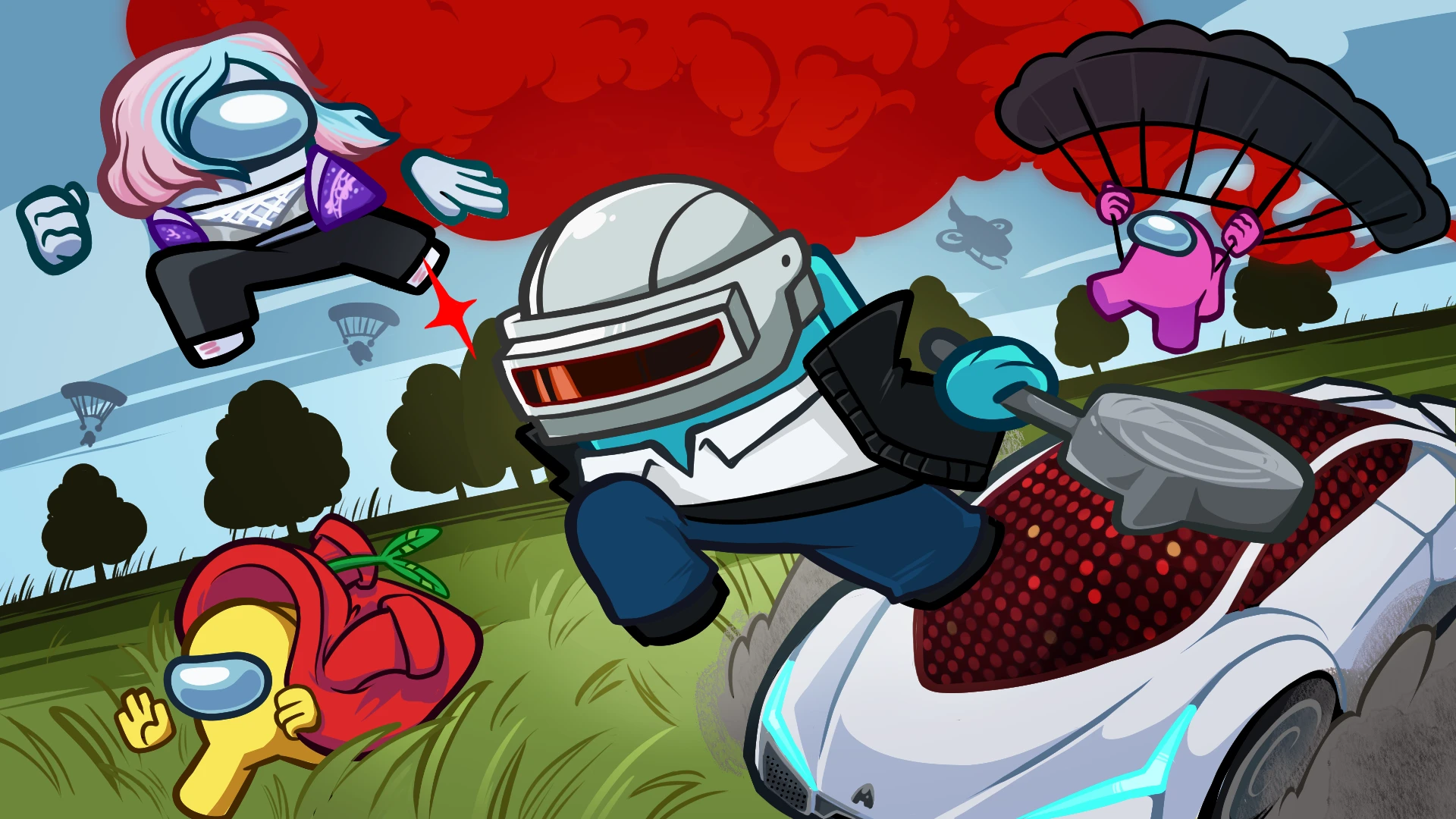 В NEW STATE MOBILE пройдет кроссовер с Among Us