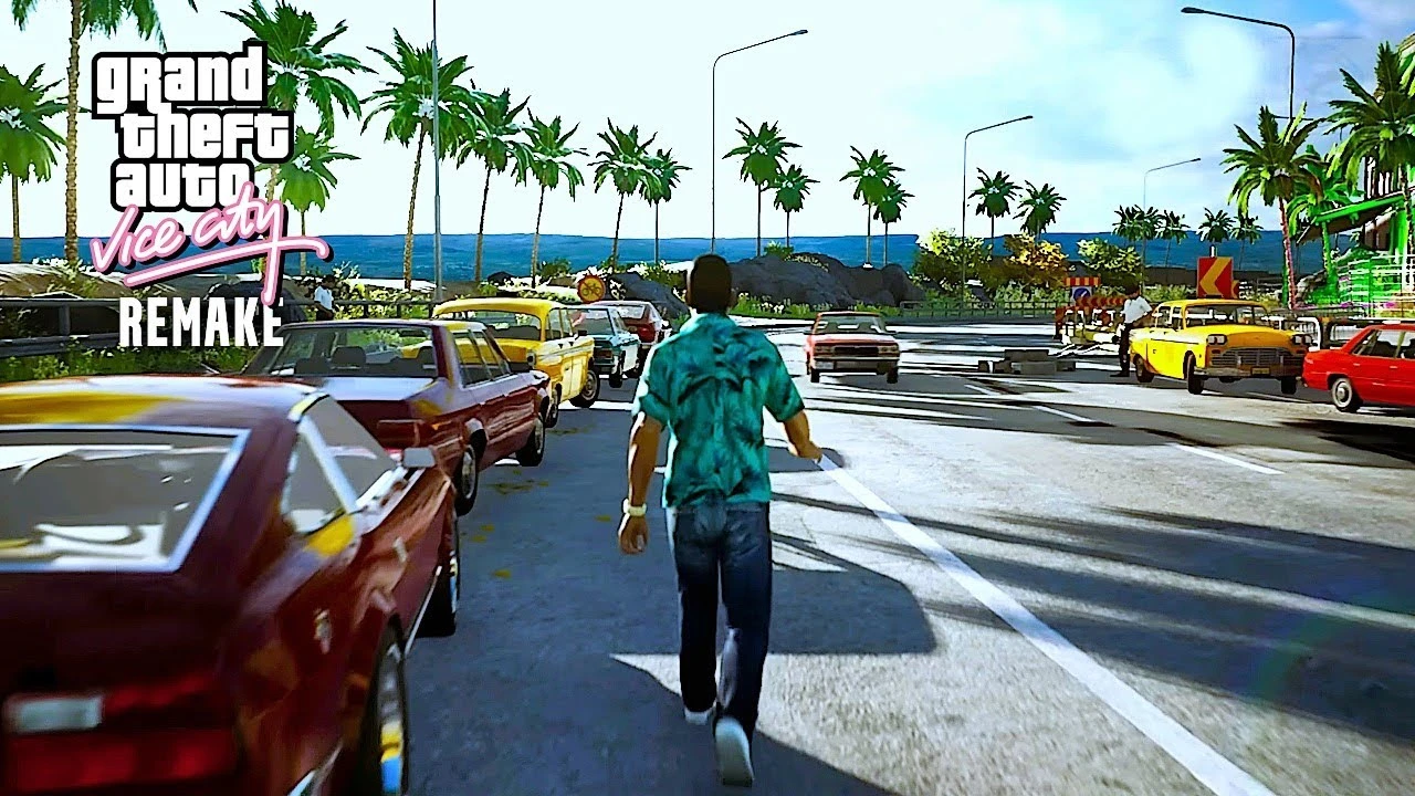 40 минут геймплей фанатского ремейка GTA Vice City
