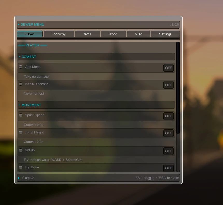 Schedule 1 "Чит-меню" [1.0.3] {zampx}