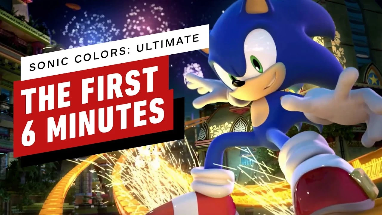 Первые 6 минут геймплея Sonic Colors: Ultimate