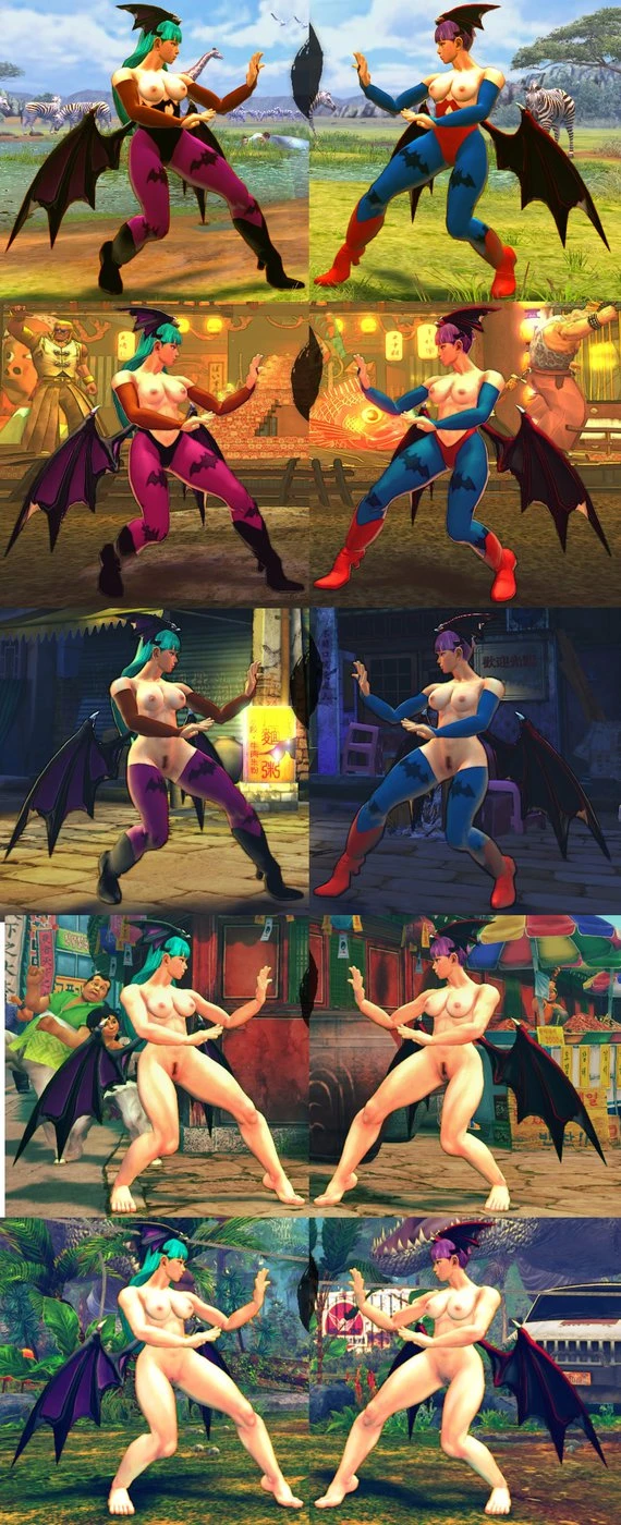 Ultra Street Fighter 4 "Скин: Morrigan-Lilith (Hentai Cosplay)"